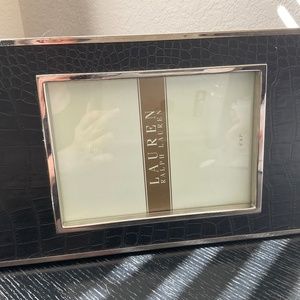 Ralph Lauren black and chrome frame